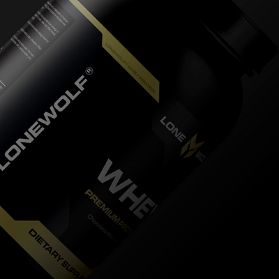 The Lonewolf Brand brand design lonewolf nutrition packaging protein supplements