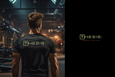 "THESIS" Gym Apparel Design. T Shirt Design adobe illustrator brand identity branding design graphic design illustration logo t shirt ui ux vector