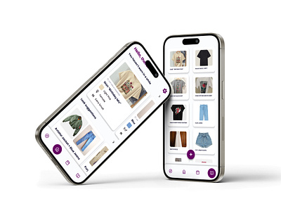 GlamGuru - A Wardrobe Mobile App branding design graphic design home list typography ui ux welcome