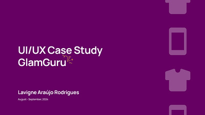 Case Study - GlamGuru - Mobile App app branding case casestudy fashion mobile study ui ux