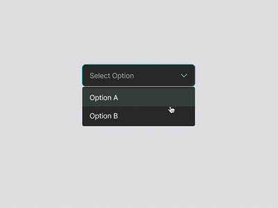 Dropdown - Interactive Prototype darkmode interaction ixd lightmode prototype ui