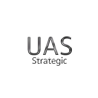 UAS Strategic: Drone Company Commission ad design branding clean commission government desing logo design minimalism modern art modern design sleek typography uas