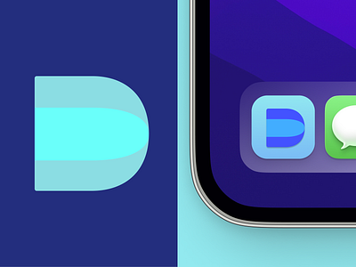 Dermi Icon app branding design icon