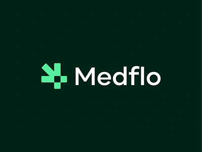 Medflo Logo branding care doctor health health logo healthcare hospital lab laboratory logo logo design medical medical logo medicine medtech neuroscience pharmaceutical pharmacy saas surgery