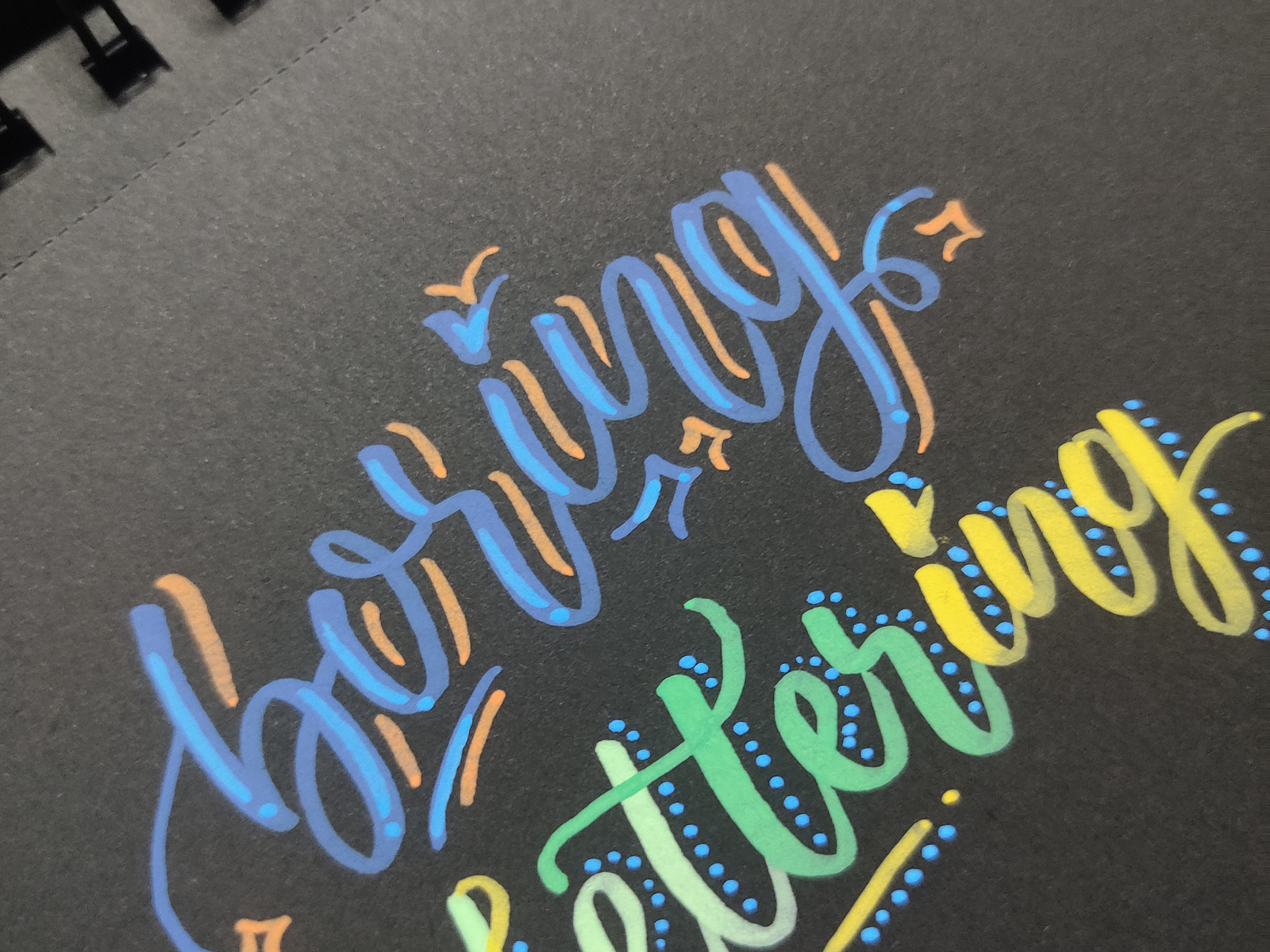Boring lettering!!! is ultimate fun... by Anantha Krishnan on Dribbble
