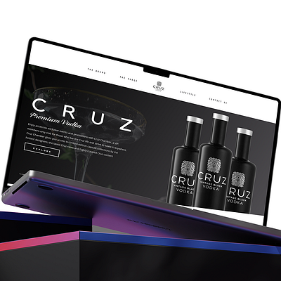 Cruz Vodka design graphic design interaction ui web design xd