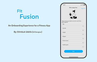 Onboarding flow for a Fitness App app design figma onboarding flow ui ui design ui wireframe uiux ux design visual design web design