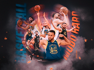 Basketball Modo Hard art basketball branding design graphic design socialmedia sports