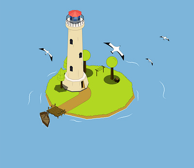 Light house illustration