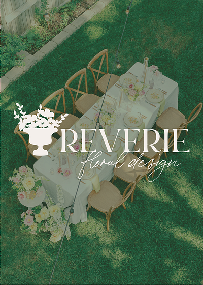 Reverie Floral Design brand design branding floral branding florist branding florist logo flowers logo