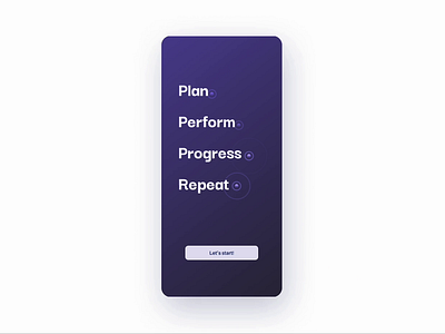 Mobile App - Daily Routine Planner daily planner mobile app ui design ux design ux ui design