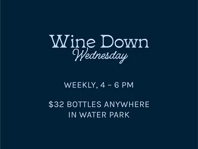 Wine Down Wednesday art direction branding design graphic design layout marketing script script font serif serif font social media type type design typography wine