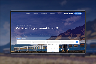 Booking Website Design booking travel ui design website design