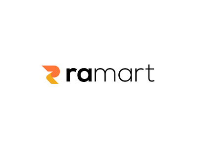 ramart e-commerce logo branding businesslogo companylogo ecommerce logo graphic design illustration logo logodesign logomaker minimal minimalist minimalistlogo shoplogo supershop