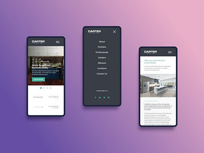 kitchen & bath mobile mockup ui design user user experience user interface design ux design web design website
