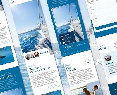 Charter Tours Website Design design figma web design website