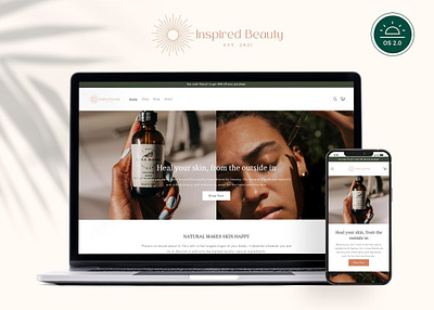 Beauty - Feminine Shopify Theme ecommerce template feminine shopify theme minimal shopify theme modern shopify theme shopify premade template shopify theme shopify theme design shopify website skincare theme