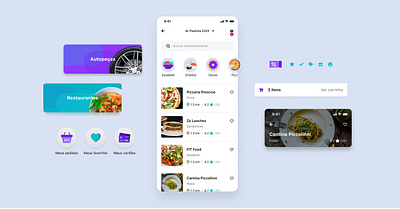 Delivery App home app design design ui user interface ux