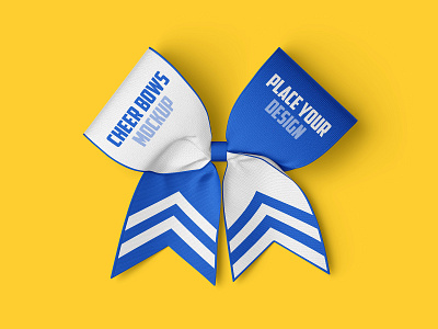 Cheer Bows accessory apparel bow bows cheer bow cheer bows election fabric gift logo mockup mockups ribbon vote