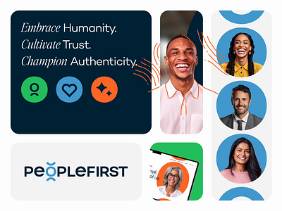 PeopleFirst Branding branding consultant identity logo visual identity