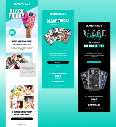 Email Designs for Mobile Cases Brand newsletter