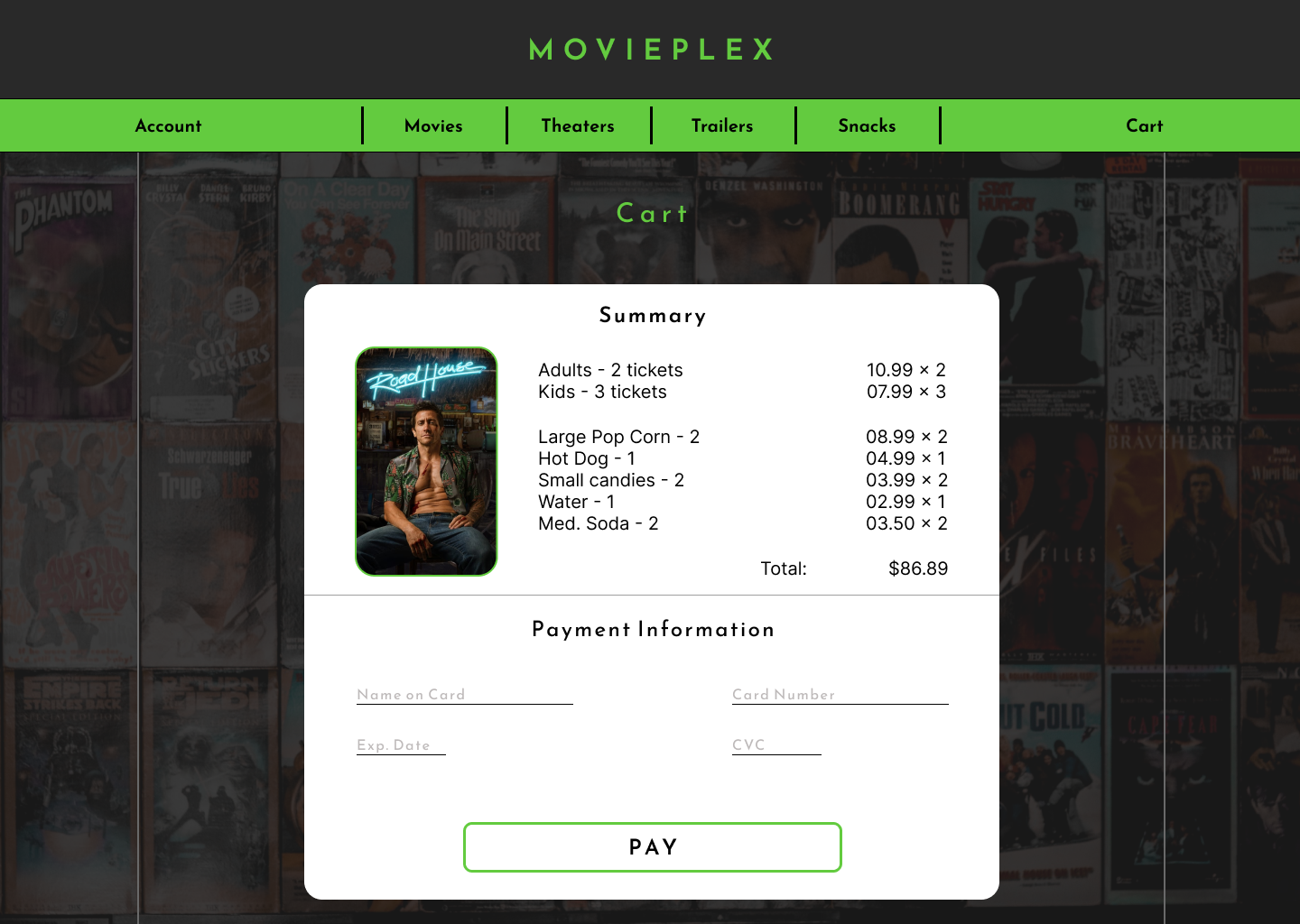 MoviePlex: All-in-one App/website For Movie Theaters. By Luis Garcia On ...