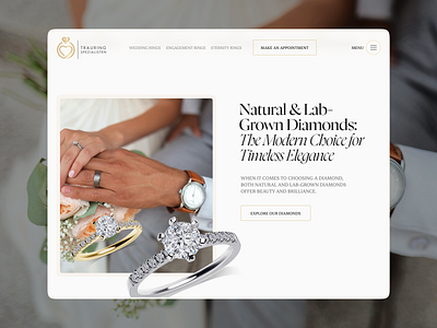 Jewelry website design design jewelry website jewelry website design ui uiux uiux design ux web design website design website ui wedding rings website