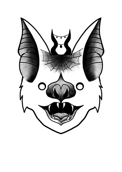 Bat design graphic design illustration