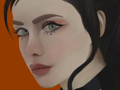 A Portrait design graphic design illustration