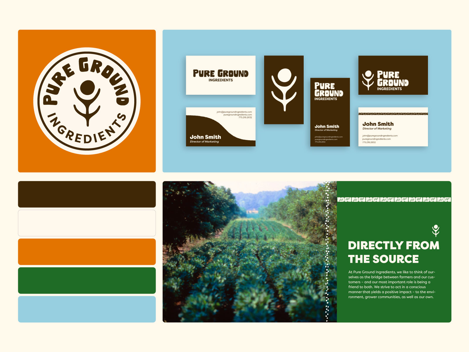 Example of Pure Ground Ingredients Organic Identity