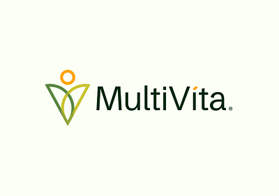 MutiVita® Logo/Branding Design ─ Vitamin Drink branding drink energy fresh graphic design green health logo logo design logomark logotype mark multivitamin nature orange symbol vitamin wordmark