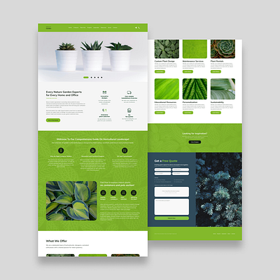 Horticultural Landscape app design creative design design inspiration digital design graphic design interface design mobile design product design ui ui design ui inspiration ui ux ui ux design ux ux design ux research ux ui web design web designer web development