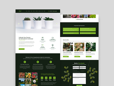 Horticultural Landscape app design creative design design inspiration digital design graphic design interface design mobile design product design ui ui design ui inspiration ui ux ui ux design ux ux design ux research ux ui web design web designer web development