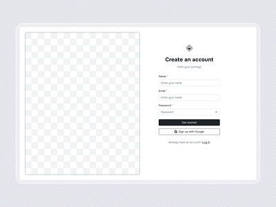 Sign Up Page Wireframe UI - Seen Wireframe UI Kit account clean create account design form ghost design interface land page login login page onboarding product design register sign up page signup ui web design wireframe wow rakibul wowrakibul