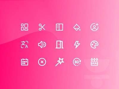 Meet icons - Part 2 calendar design home icon icon design icon pack icon set icondesign iconography iconpack icons iconset illustration minimal motion outline sidebar tools ui video