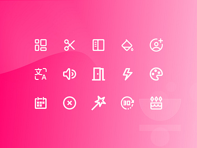 Meet icons - Part 2 calendar design home icon icon design icon pack icon set icondesign iconography iconpack icons iconset illustration minimal motion outline sidebar tools ui video