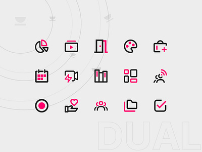 Meet icons - Part 4 chart design dual folder icon icon design icon pack icon set icondesign iconography iconpack icons iconset illustration minimal motion project record tools ui