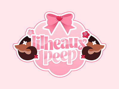 Pink Sheep VTuber - Branding brand identity branding cute isotype logo logotype mascot pastel pink sheep vtuber