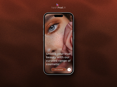 Beauty Cosmetic Mobile UI 2024 aesthetic beauty clean cosmetic dark design girl graphic design minimal mobileui ui uidesign uiux uxdesign