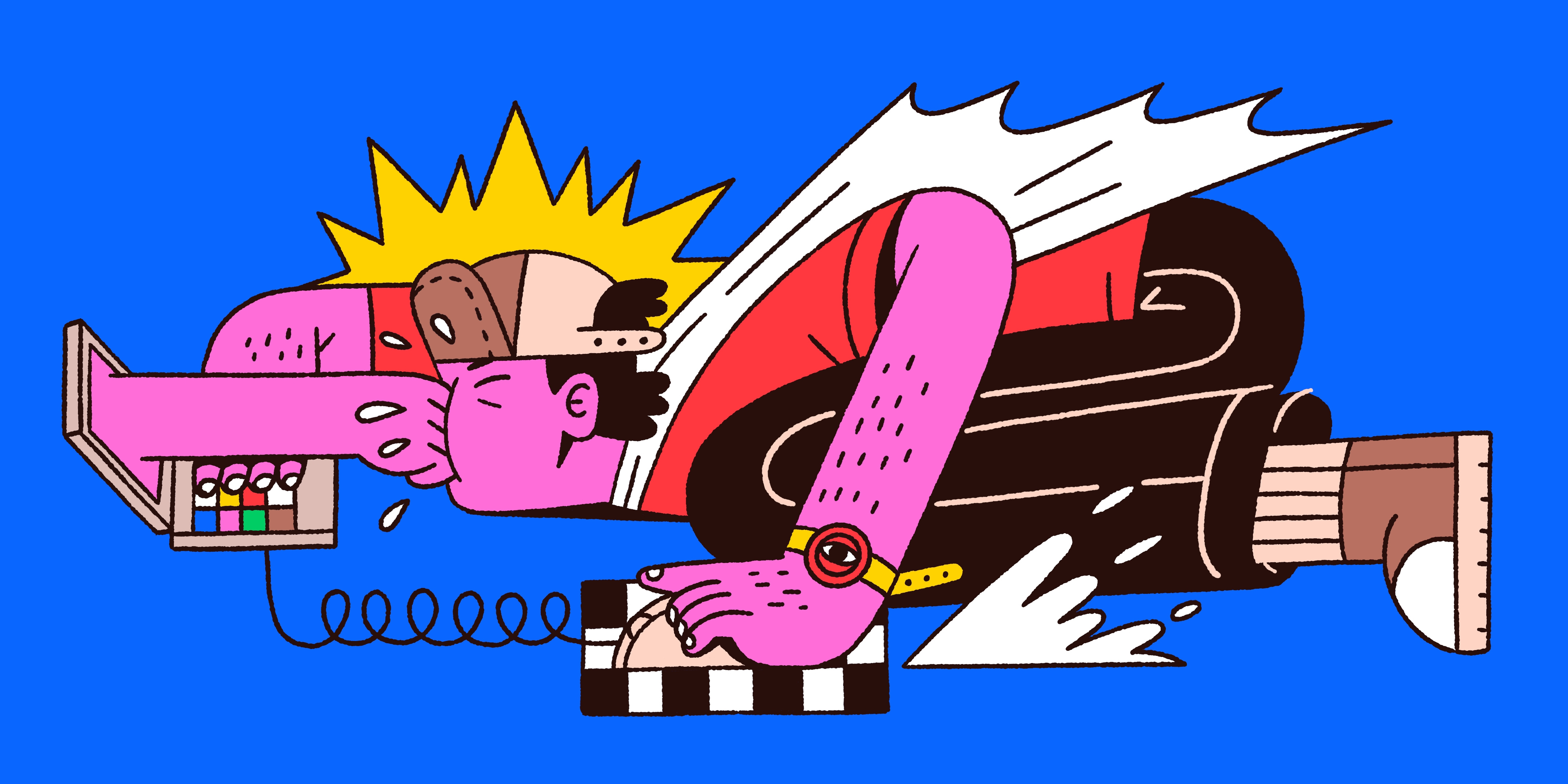 Get Punched 🥊⚡️ art design digital graphic design illustration online punched work