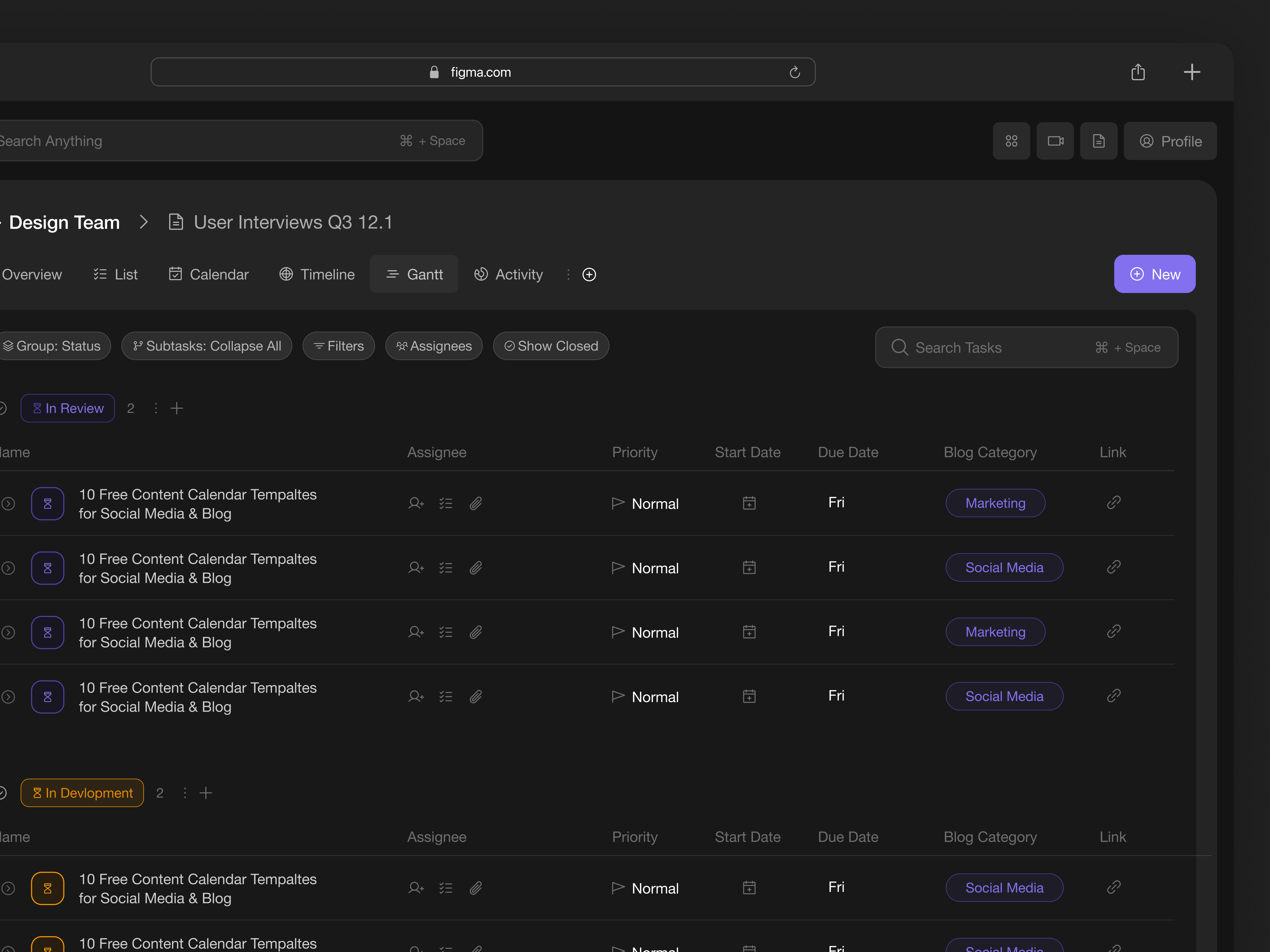 Project Management Web App Dashboard SaaS app b2b crm desktop interaction management pm product design productivity project management saas salesforce software task tech ui ui kit ux web web app