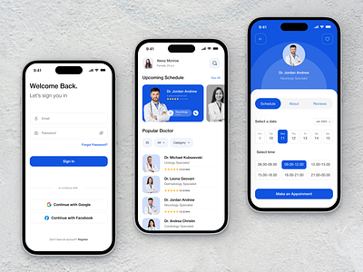 Medical App - Mobile app app mobile booking doctor doctor app doctor booking health health app heathcare hospital hospital app login medic medical mobile mobile app mobile design nurse pharmacy ui mobile