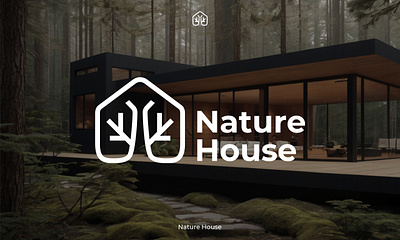 Nature House Logo brand brand identity branding business logo company logo graphic design logo logo design memorable minimalist modern simple unique logo