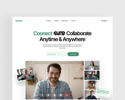 Coonect Hero Page Design🔥 design product design ui ui design uiux ux design