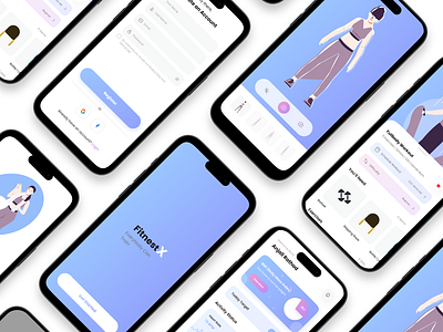 FitnestX : Fitness App ui