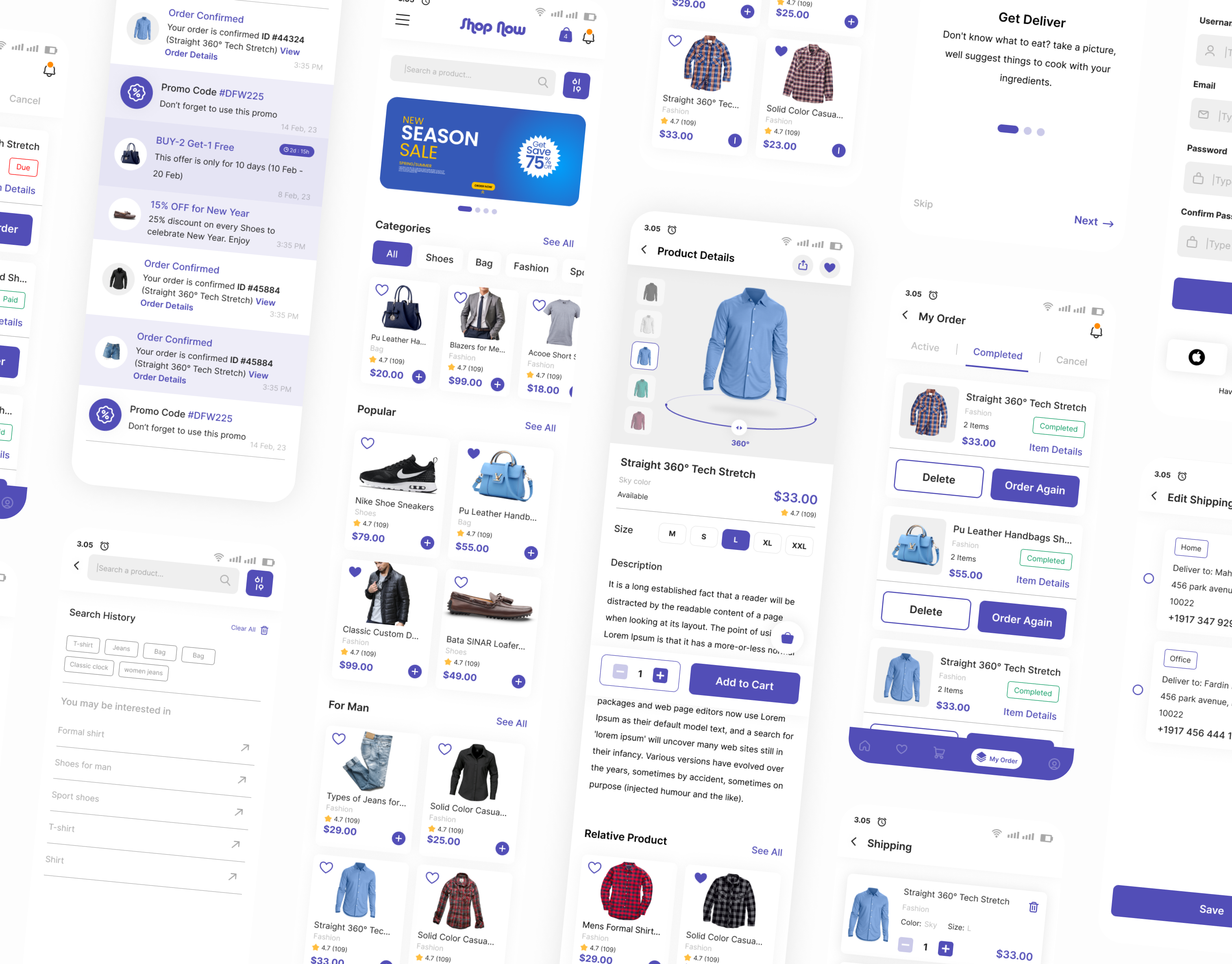 Example of Mbile App UI/UX Design