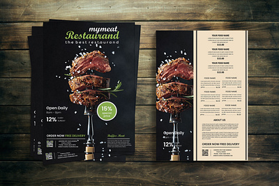 Restaurant flyer branding flyer flyer template graphic design restaurant flyer restaurant menu