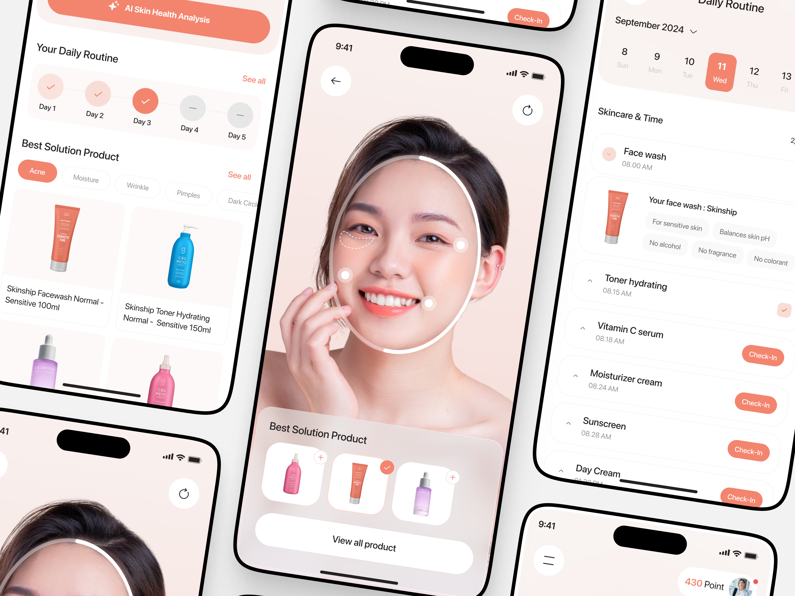 Glowvera Skin Care Mobile App by Nija Design for Nija Works on Dribbble
