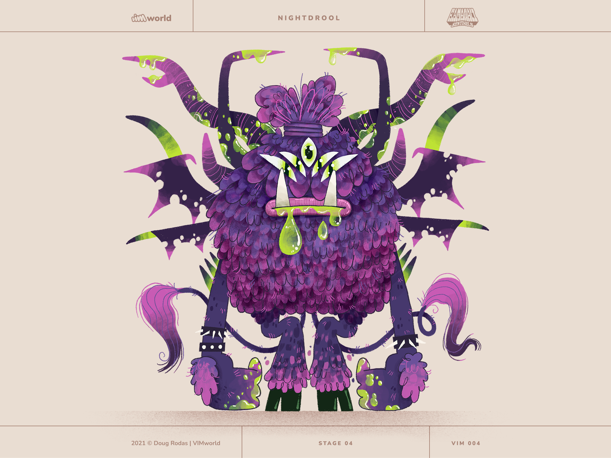 VIM 004: Nightdrool artwork character character design creature handmade illustration nightdrool vim vimworld