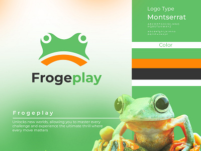 Froge Play Logo Design (Unused) branding design frog frog business logo frog company logo frog gaming logo frog logo frog logo design frog logos frog play from game game logo graphic design graphicsdesign illustration logo logo design logodesign play logo